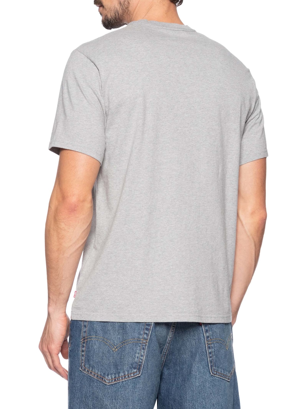 Camiseta Masculina Relaxed Fit SS Graphic Cinza Levi's