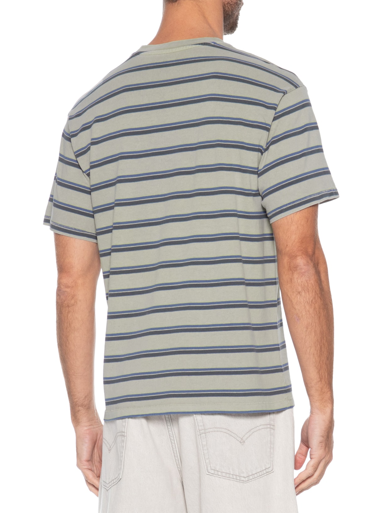 Camiseta Masculina Relaxed Fit Tab Vintage Cinza Levi's