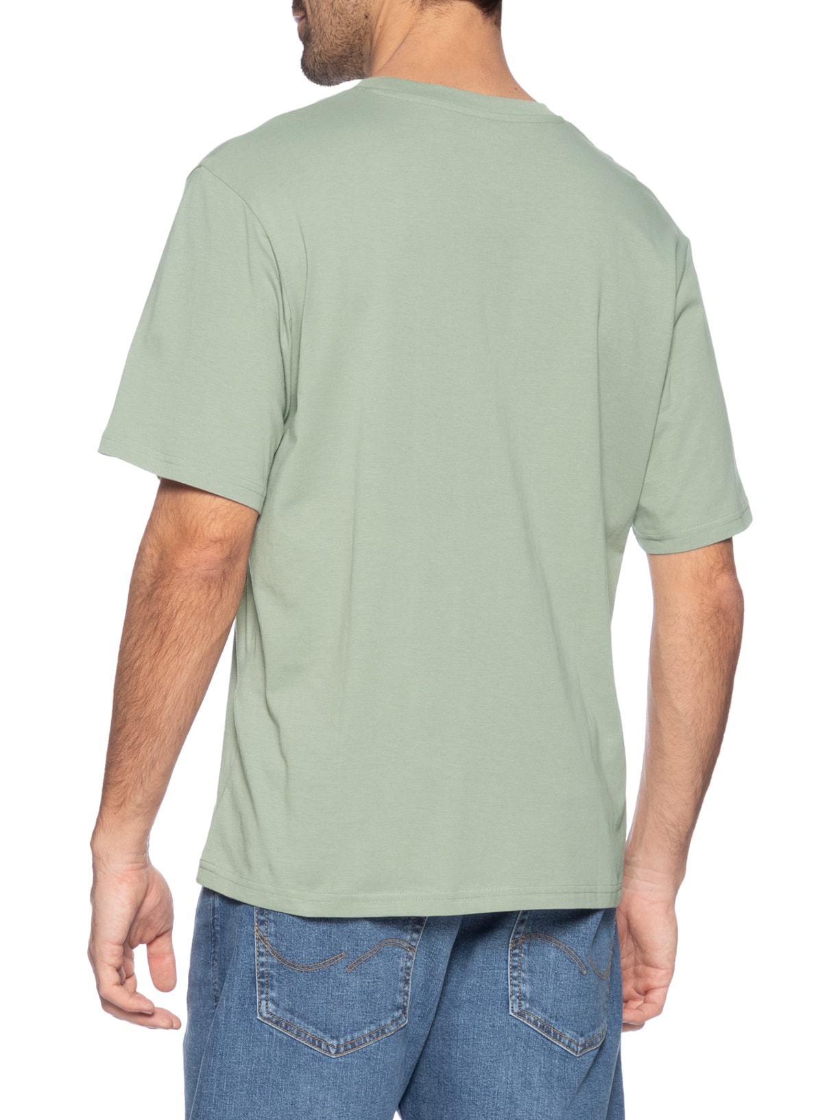 Camiseta Masculina Relaxed Fit Verde Jack & Jones