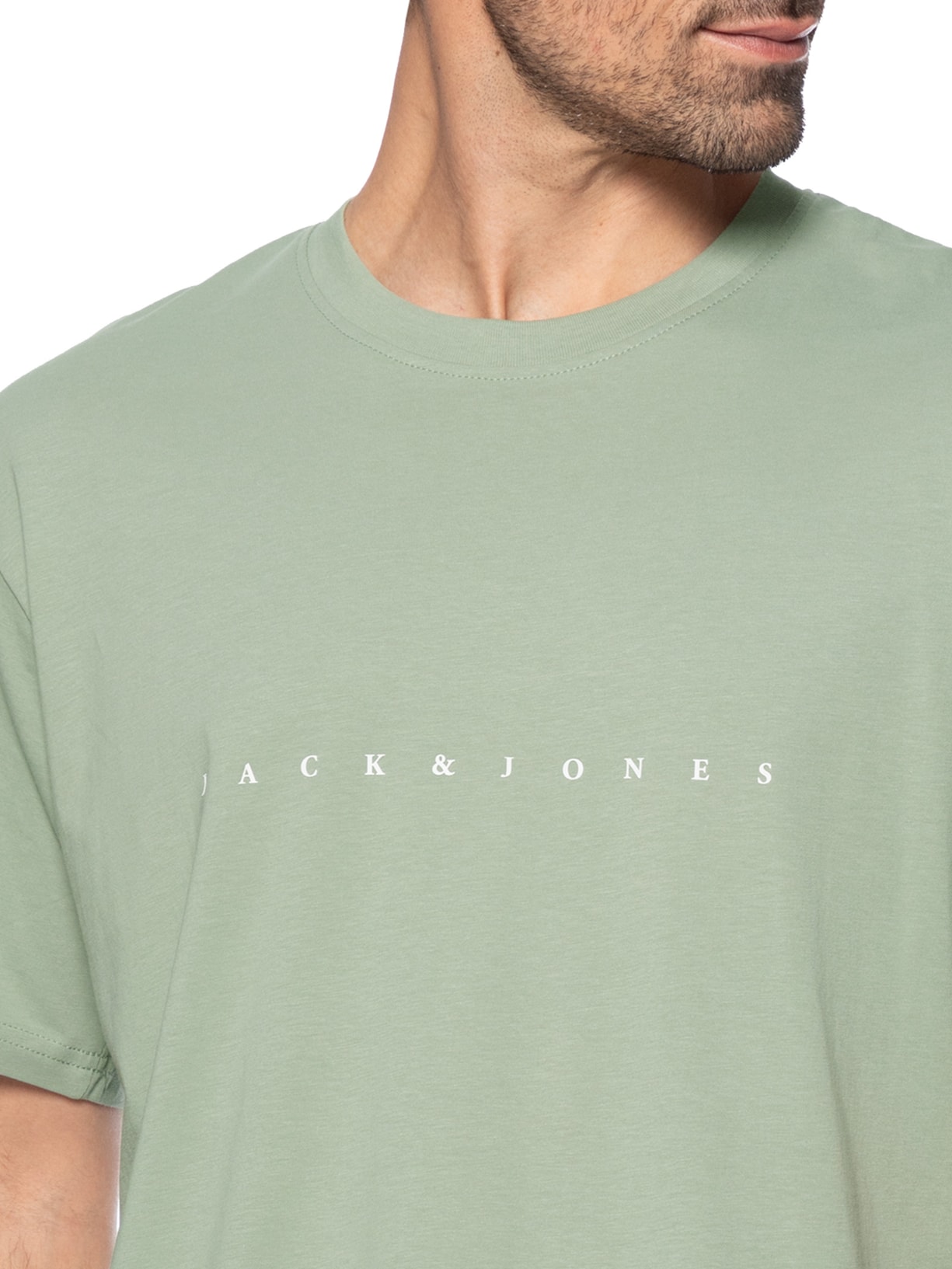 Camiseta Masculina Relaxed Fit Verde Jack & Jones