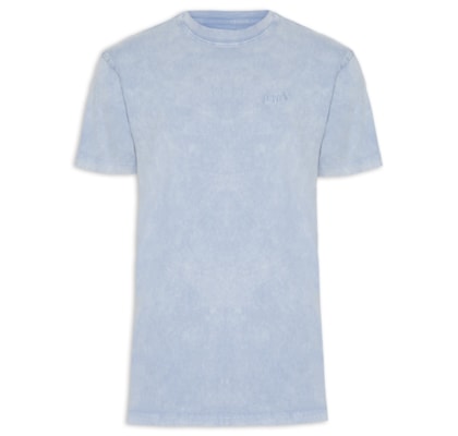 Camiseta Masculina Relaxed Fit Vintage Red Tab - Azul