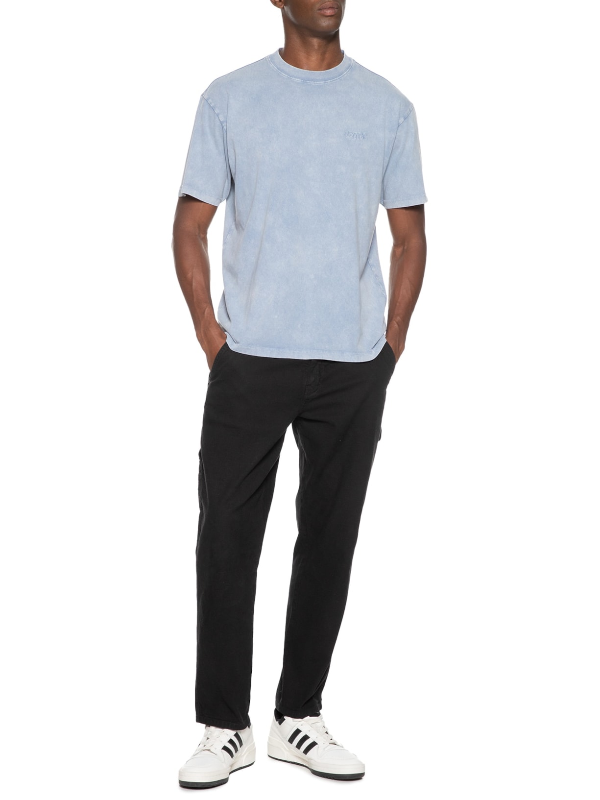 Camiseta Masculina Relaxed Fit Vintage Red Tab Azul Levi's