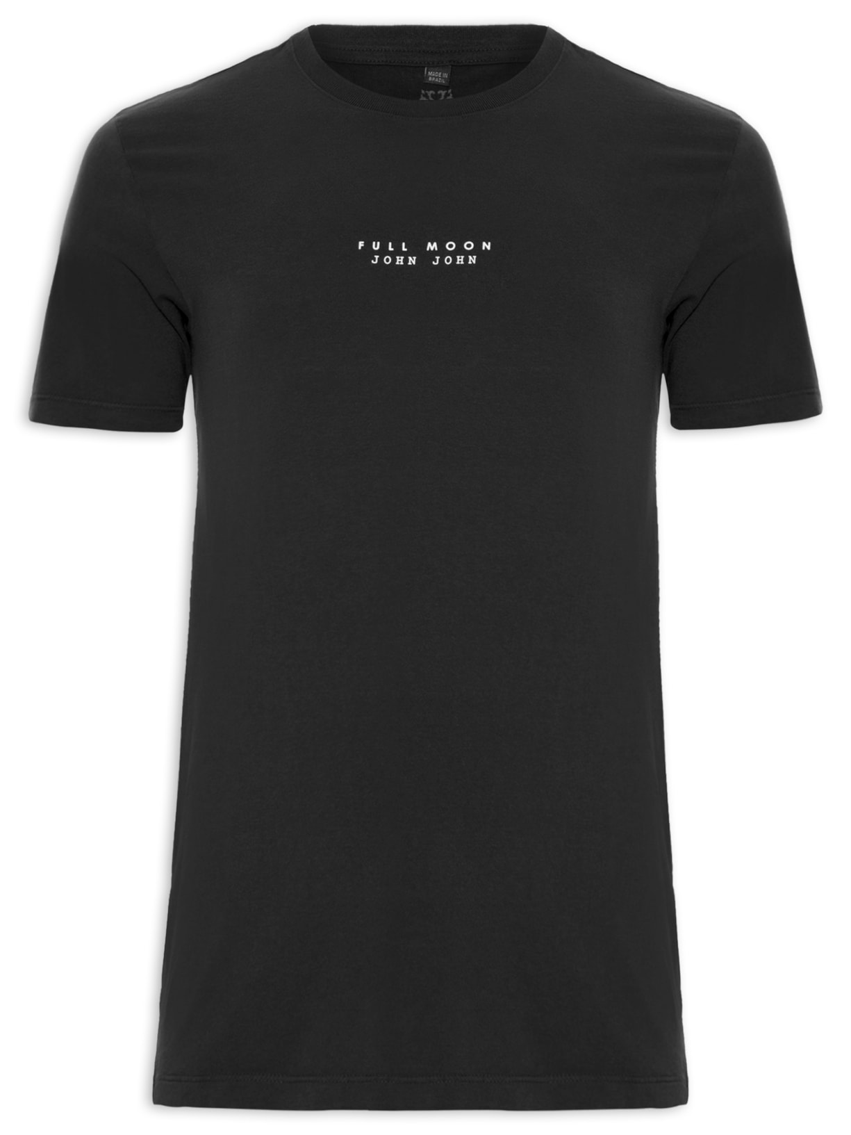 Camiseta Masculina Relaxed Full Moon - Preto
