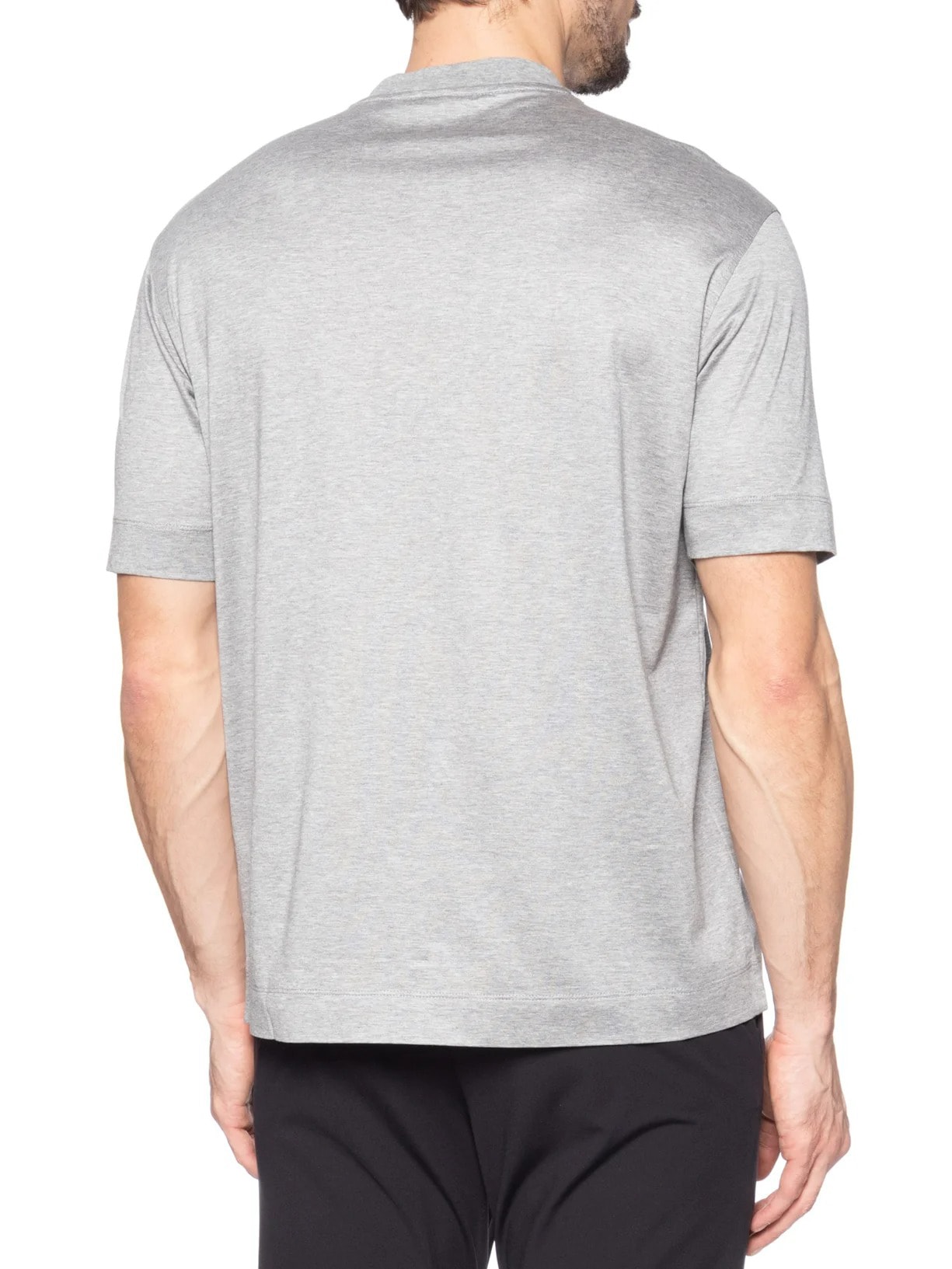 Camiseta Masculina Relevo Grande Aguia Cinza Emporio Armani
