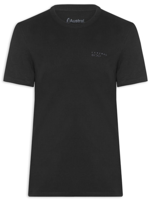Camiseta Masculina Renewal - Preto
