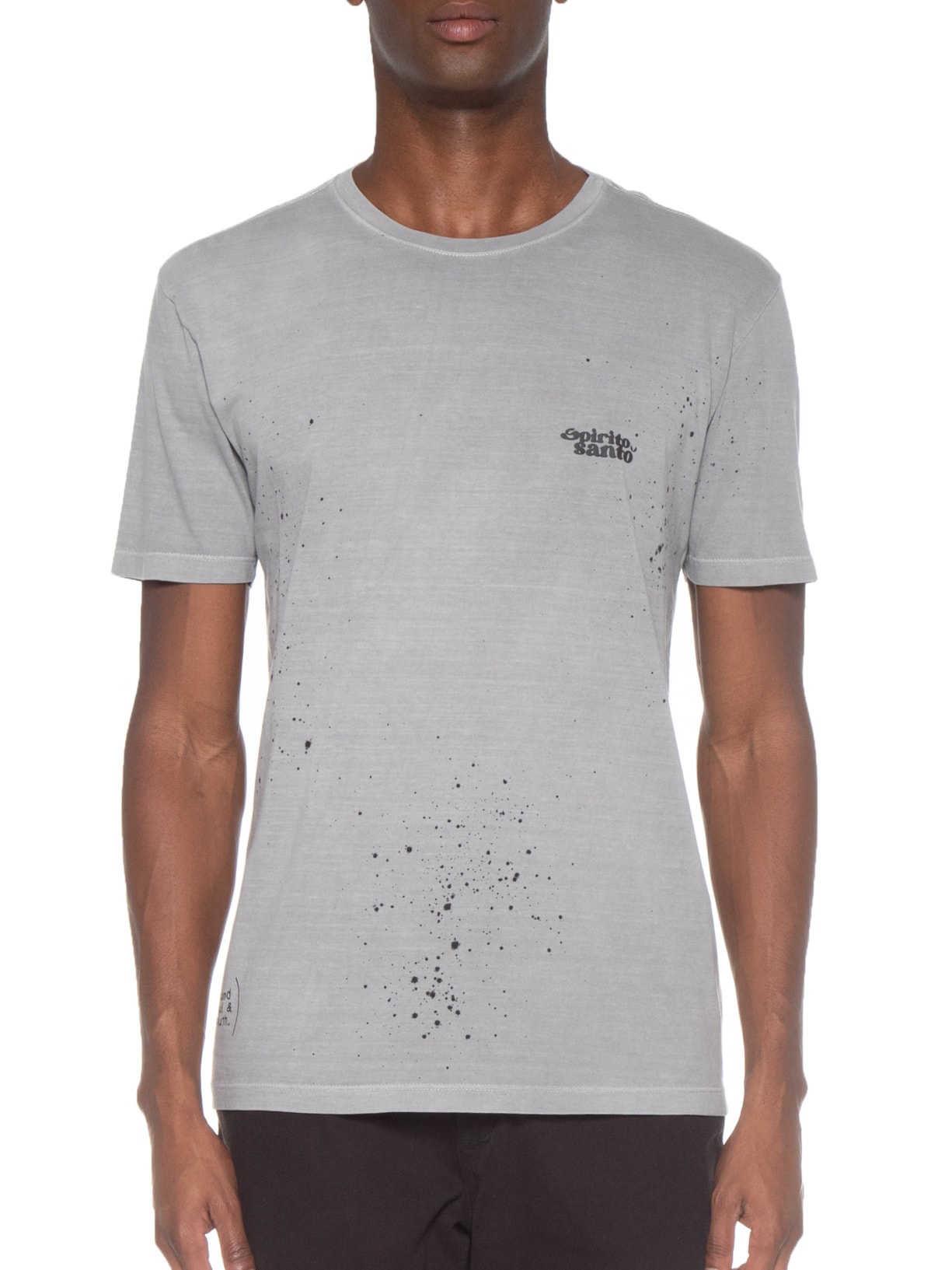Camiseta Masculina Resping Arte Cinza Spirito Santo