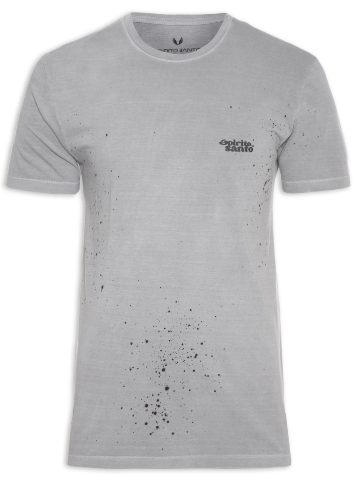 Camiseta Masculina Resping Arte Cinza Spirito Santo