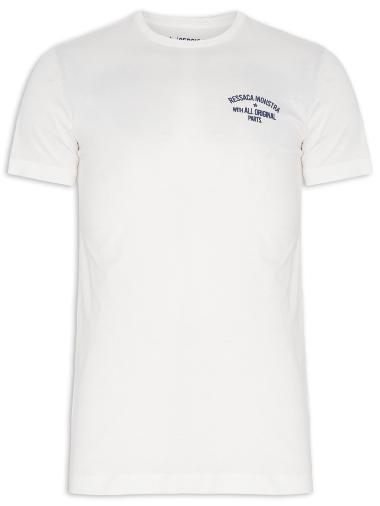 Camiseta Masculina Ressaca Monstra - Off White