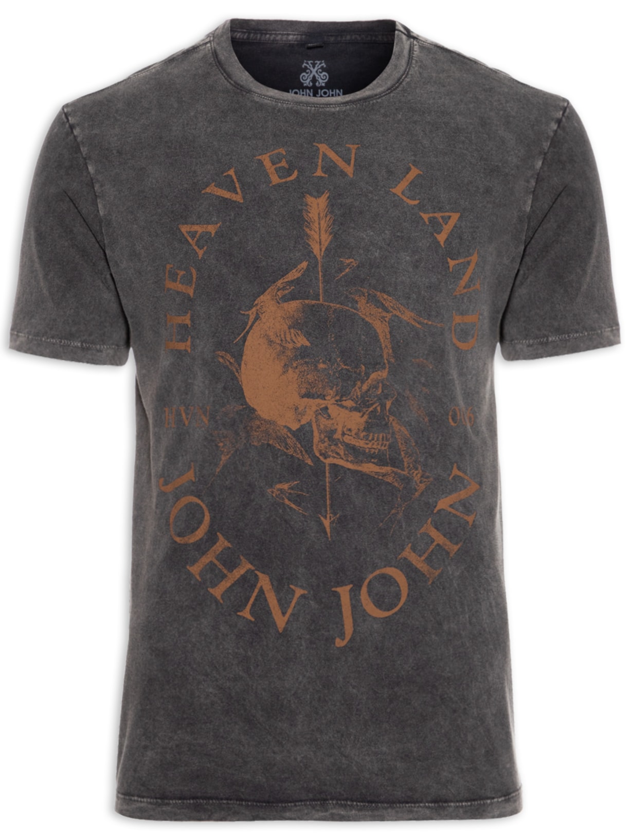 Camiseta Masculina Rg Birds Arrows - Cinza