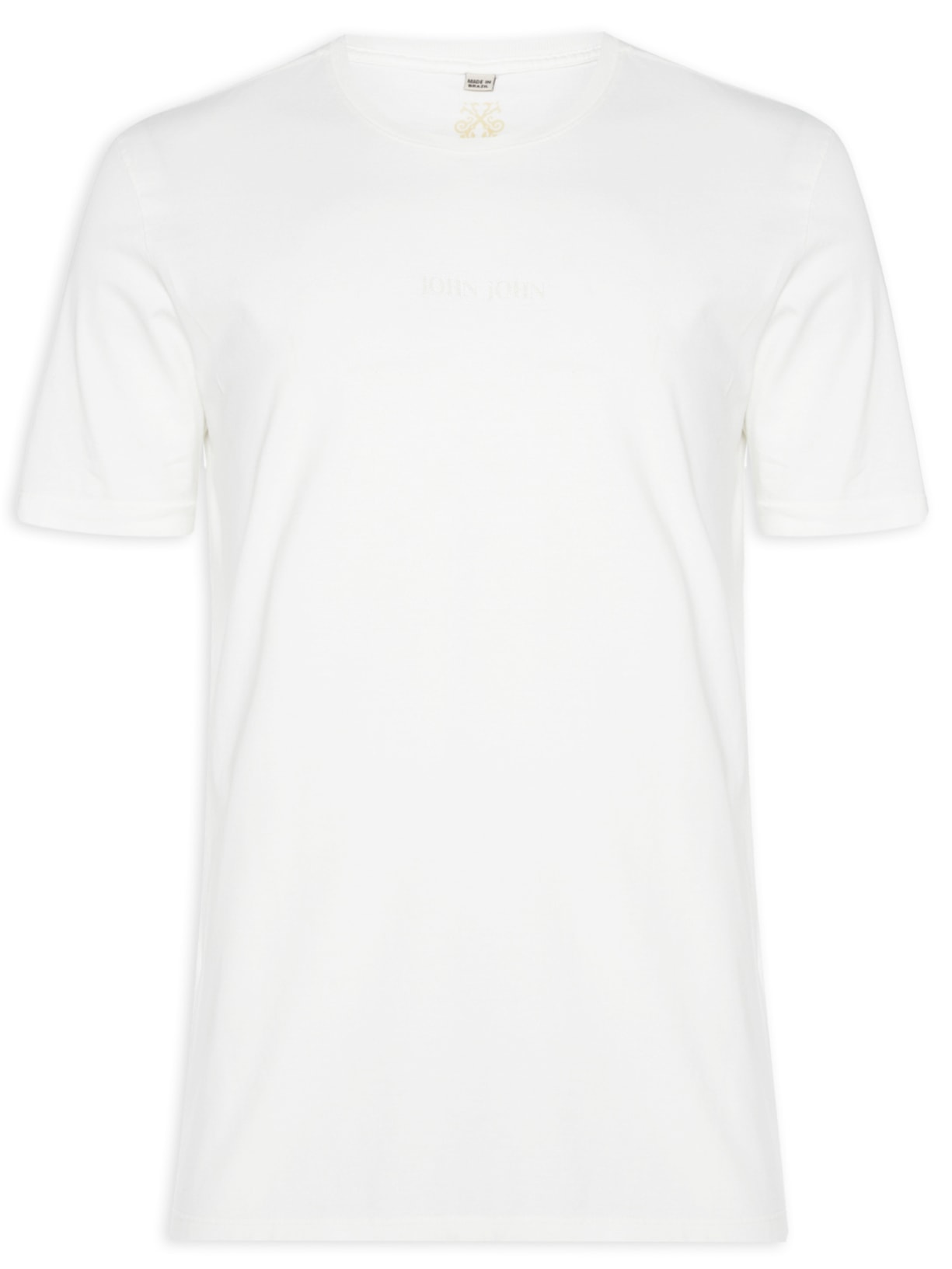 Camiseta Masculina Rg Clean - Branco