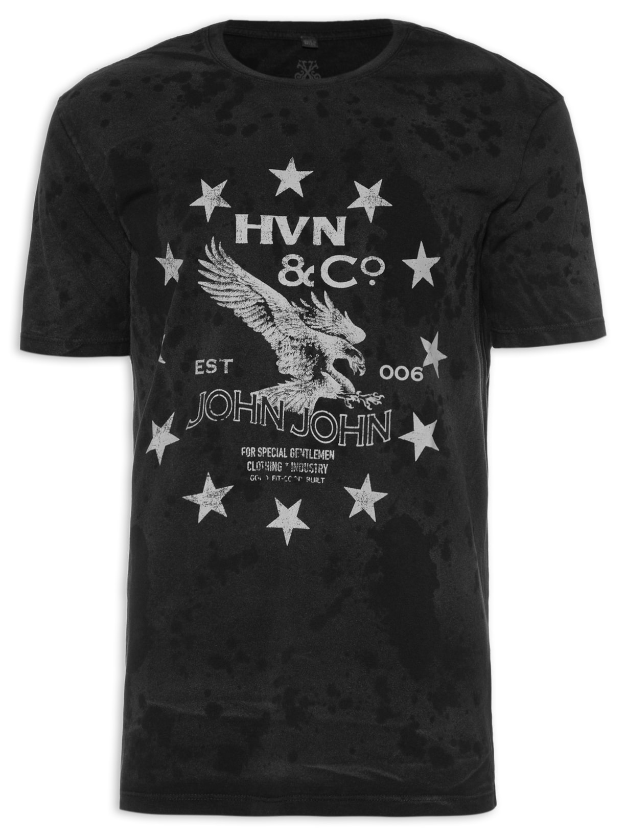 Camiseta Masculina Rg Eagle Star - Preto