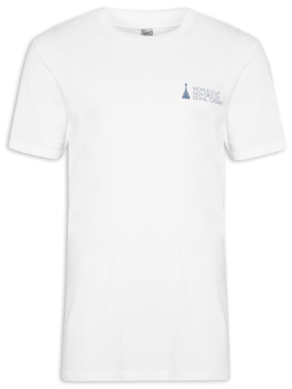 Camiseta Masculina Rg Football - Branco