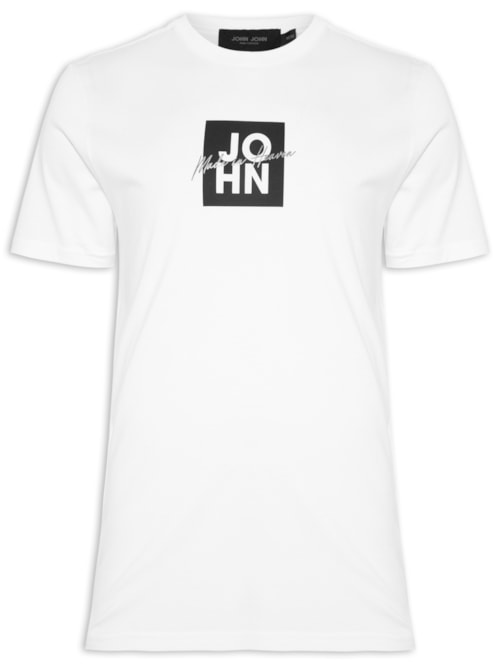 Camiseta Masculina Rg Glow Box Jj - Branco