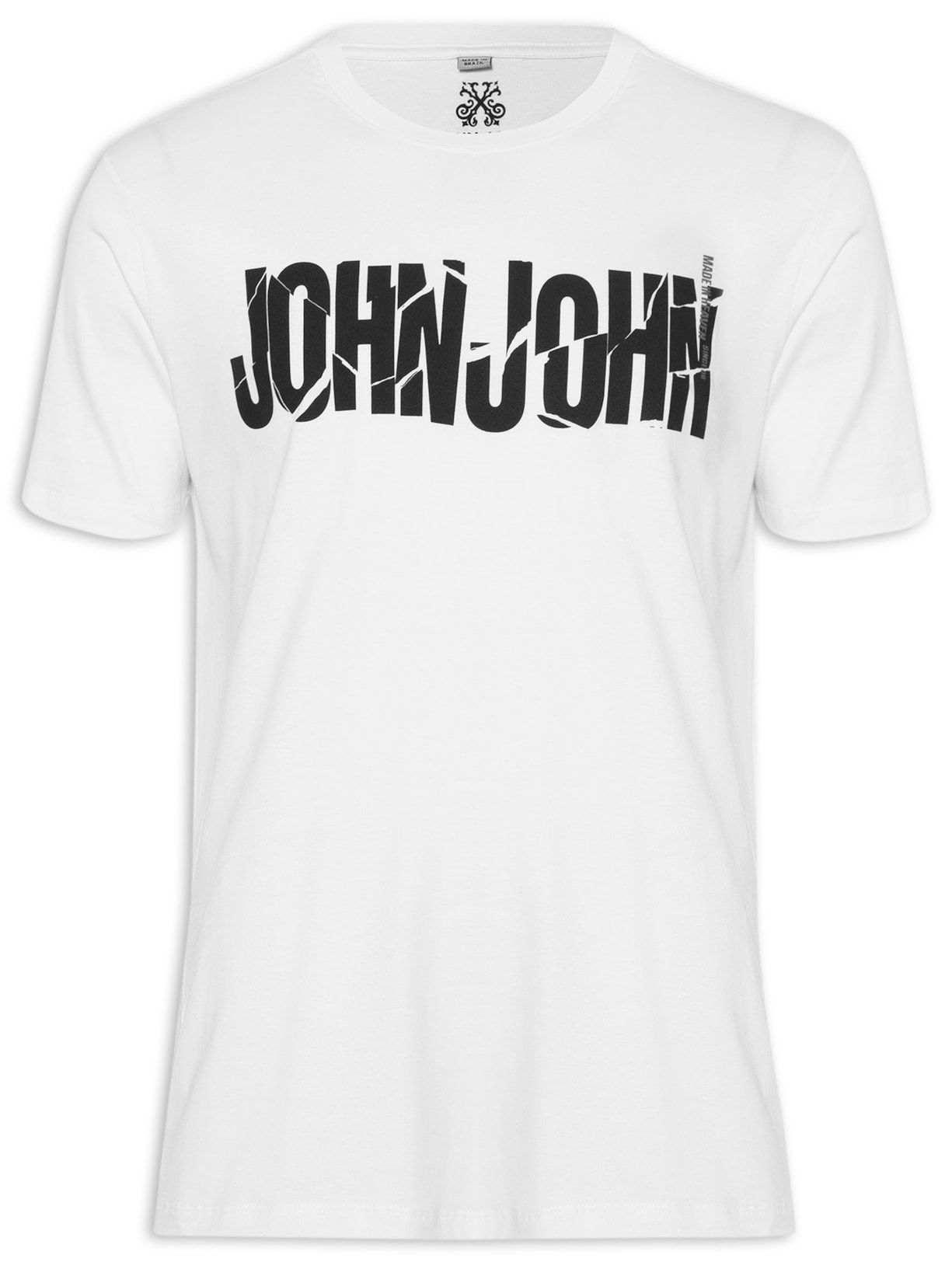 Camiseta Masculina Rg Jj Broken - Branco