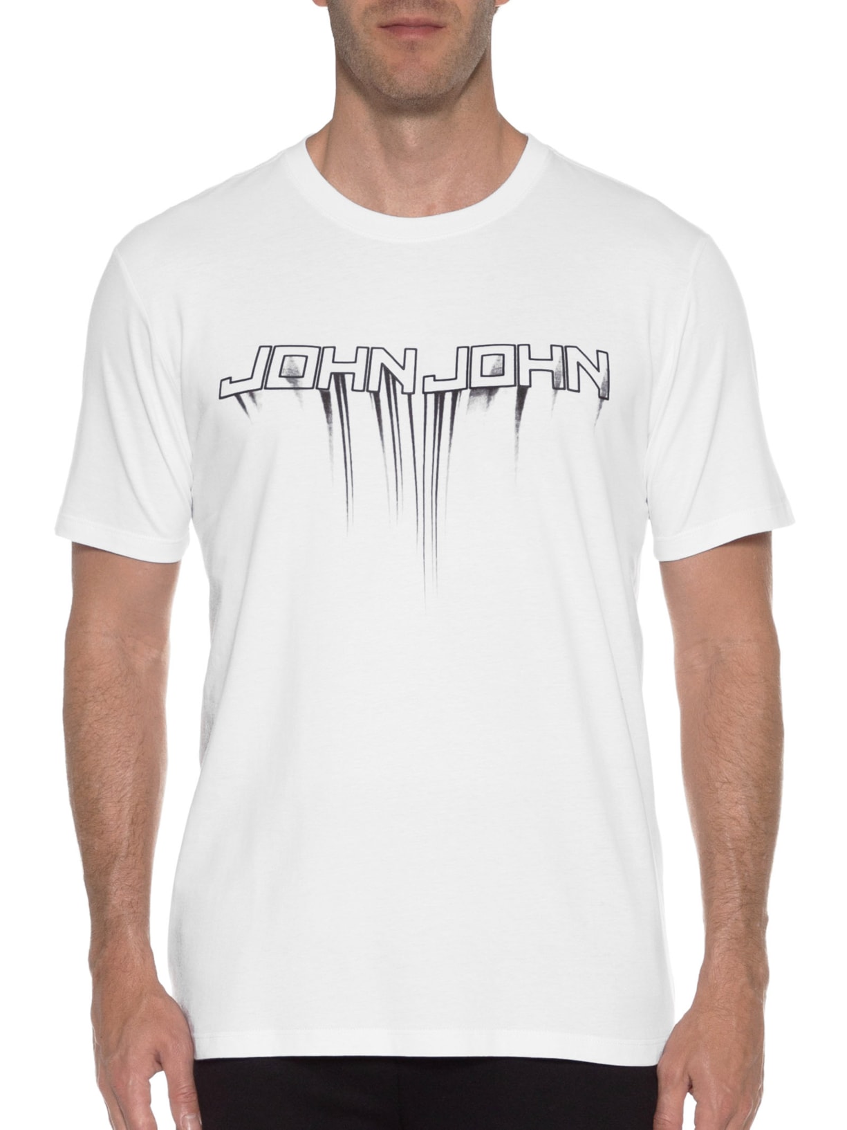 Camiseta Masculina Rg Jj Drain Branco John John