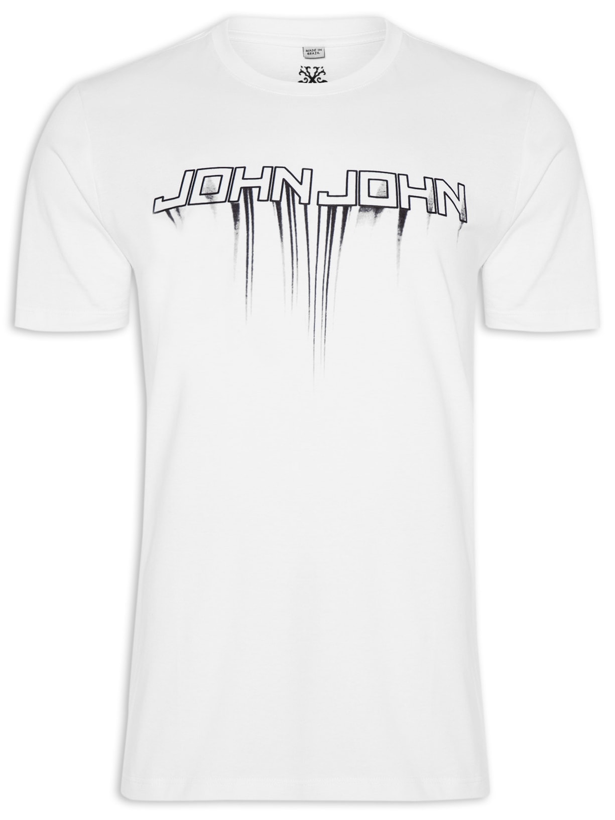 Camiseta Masculina Rg Jj Drain - Branco