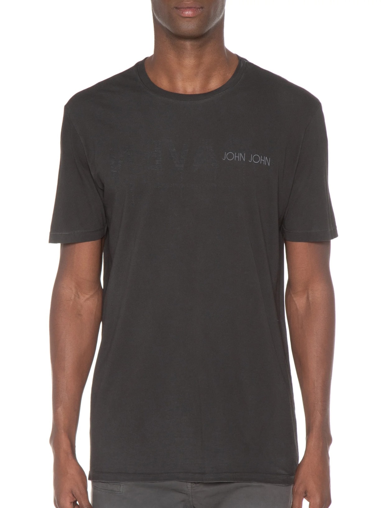 Camiseta Masculina Rg Jj Mike Cinza John John