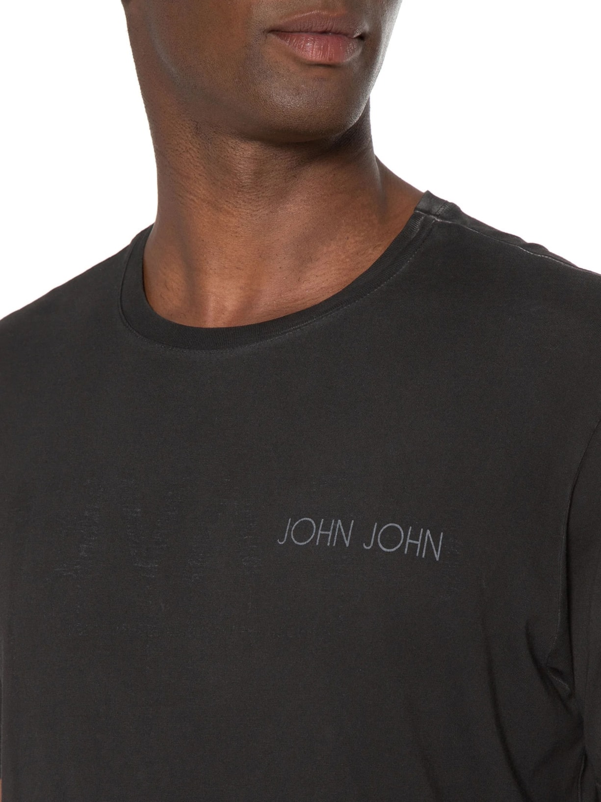 Camiseta Masculina Rg Jj Mike Preto John John