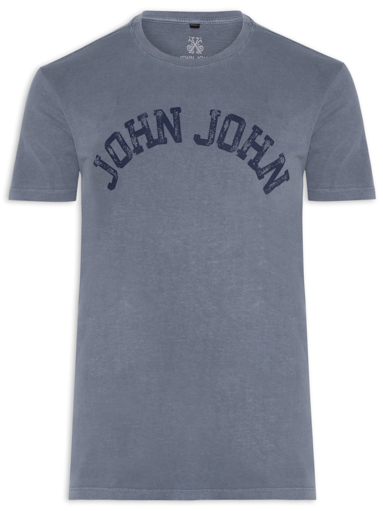 Camiseta Masculina Rg John Curve - Azul