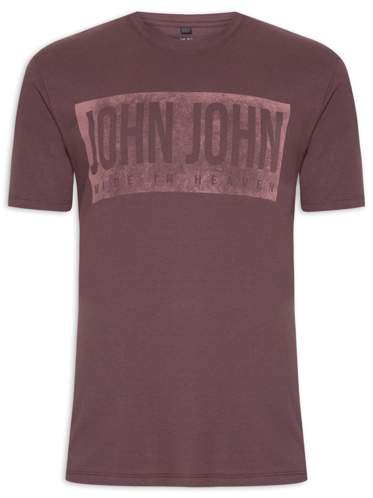 Camiseta Masculina Rg John Luxe - Vinho