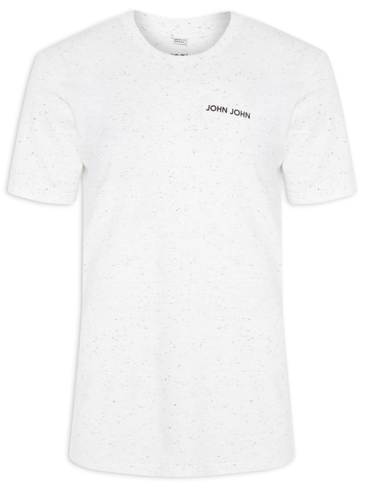 Camiseta Masculina Rg New Botone Branco John John
