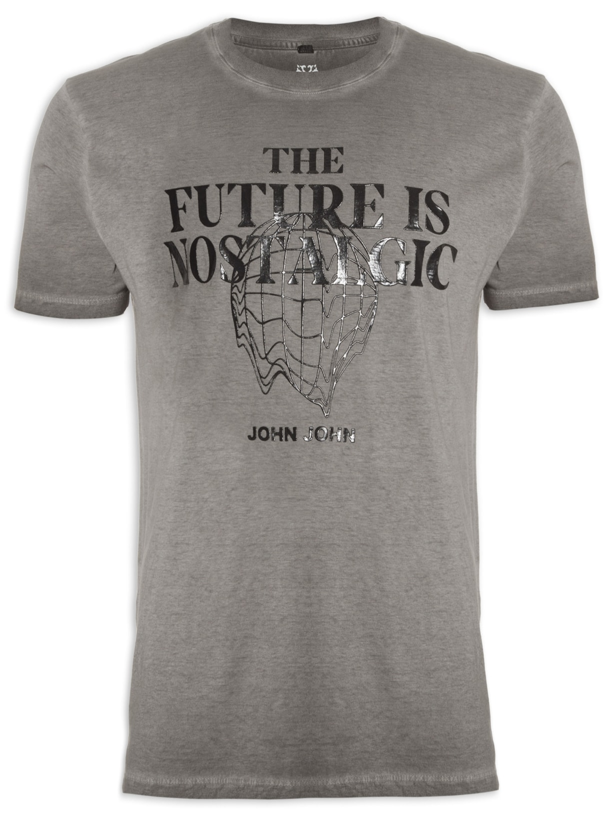 Camiseta Masculina Rg Nostalgic - Cinza