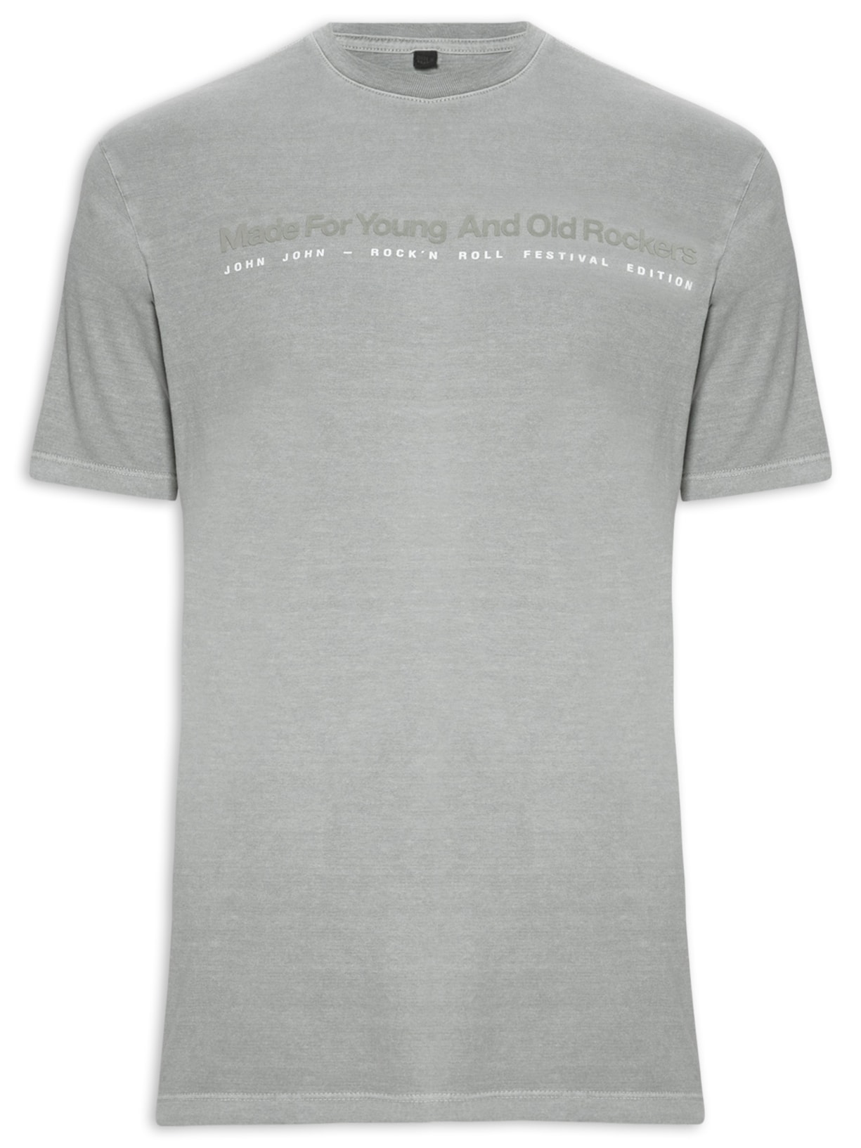 Camiseta Masculina Rg Old Rocker Cinza John John