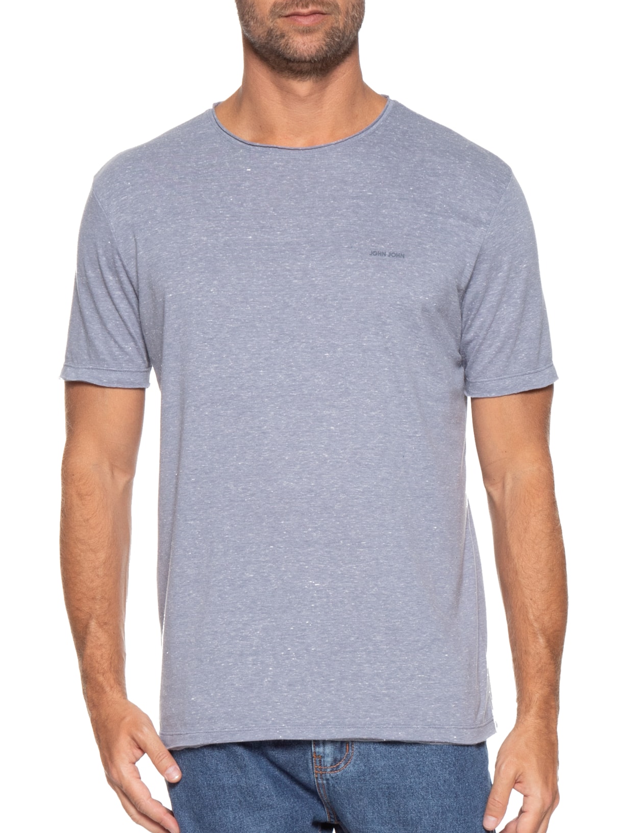 Camiseta Masculina Rg Single Basic Azul John John
