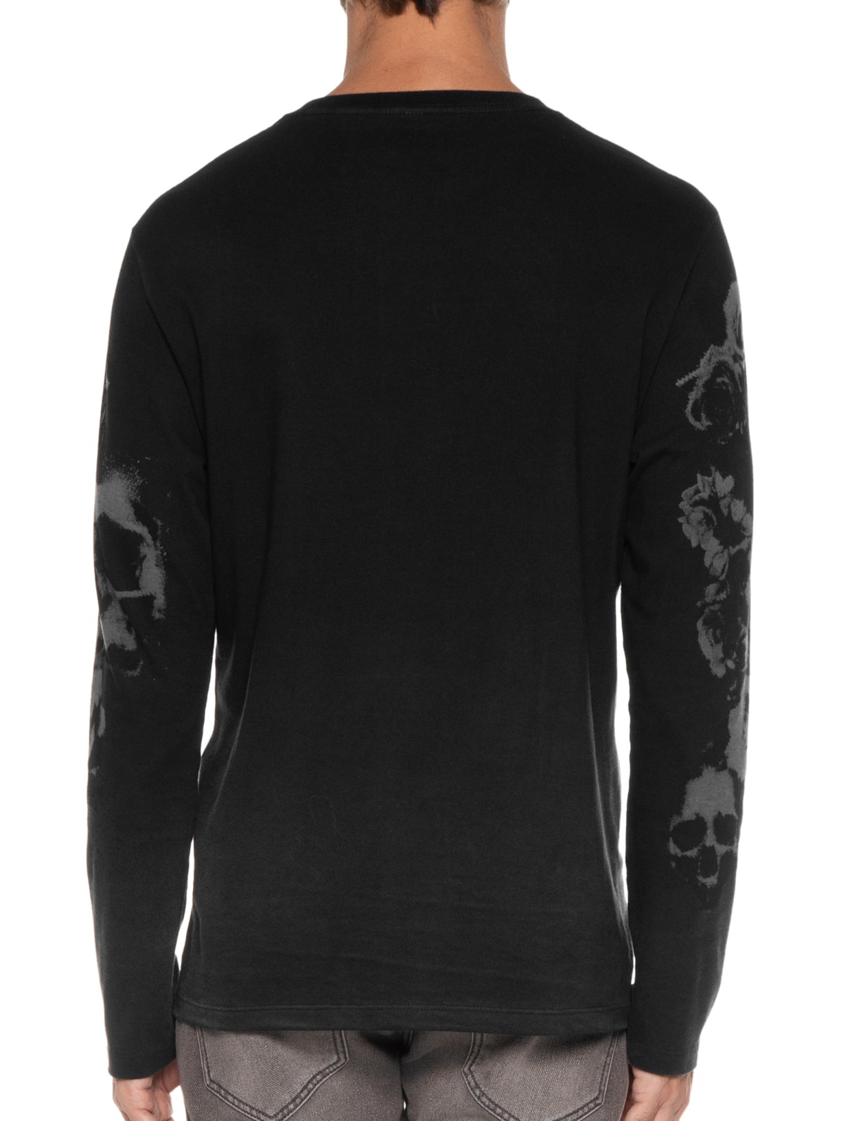 Camiseta Masculina Rg Skull Flower Preto John John