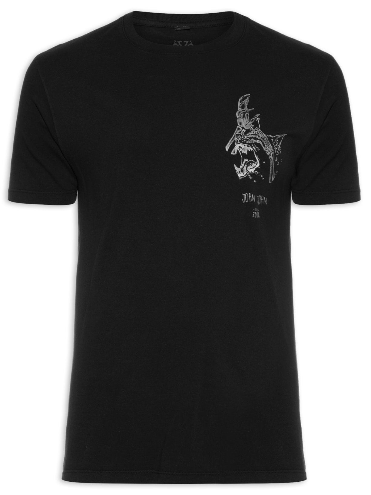 Camiseta Masculina Rg Wolf - Preto