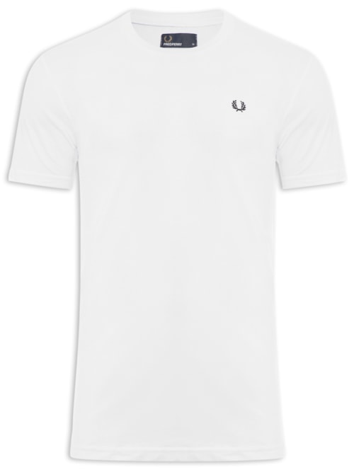 Camiseta Masculina Ringer - Branco