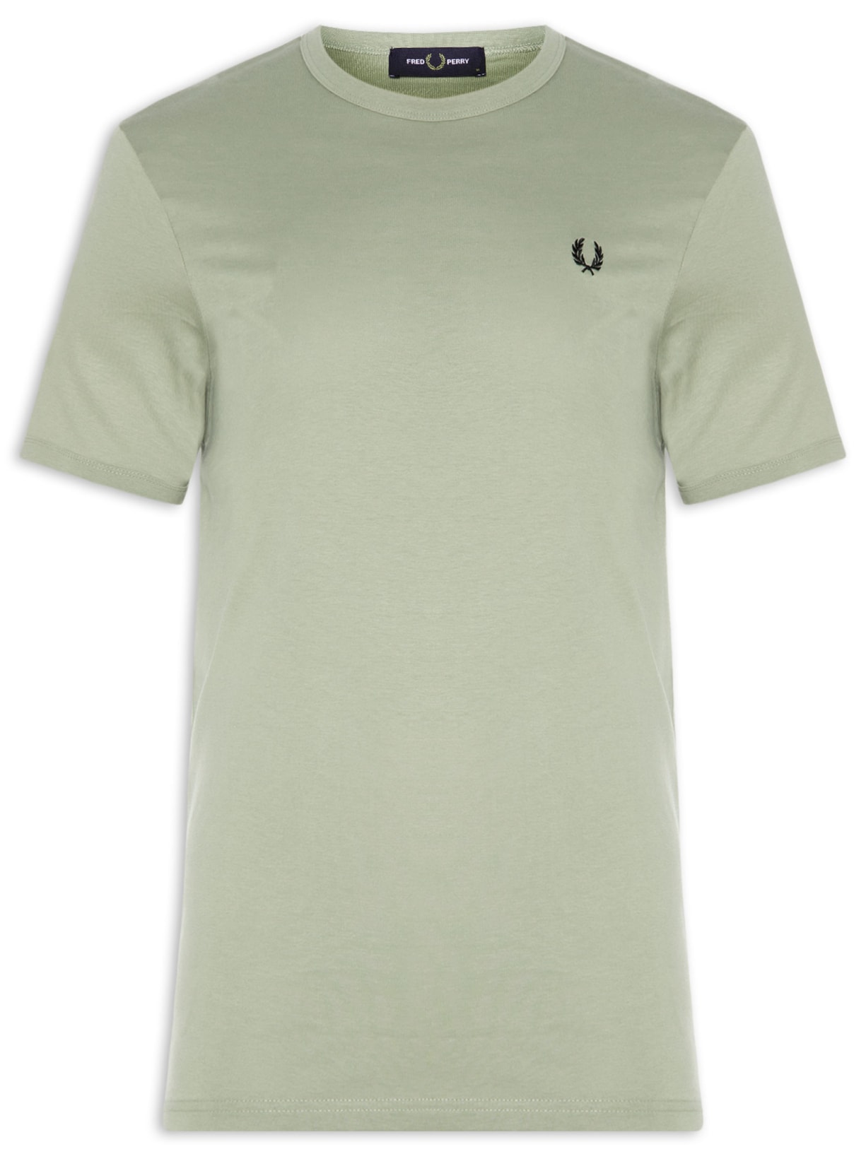 Camiseta Masculina Ringer Regular fit em Algodão – Verde