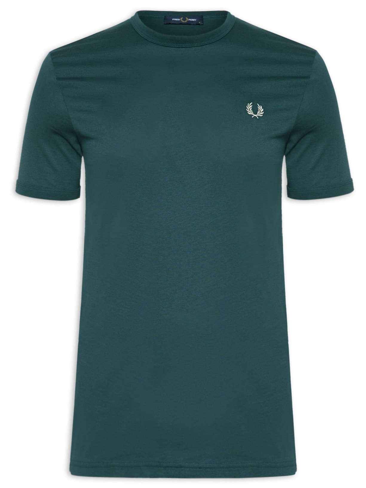 Camiseta Masculina Ringer Verde Fred Perry