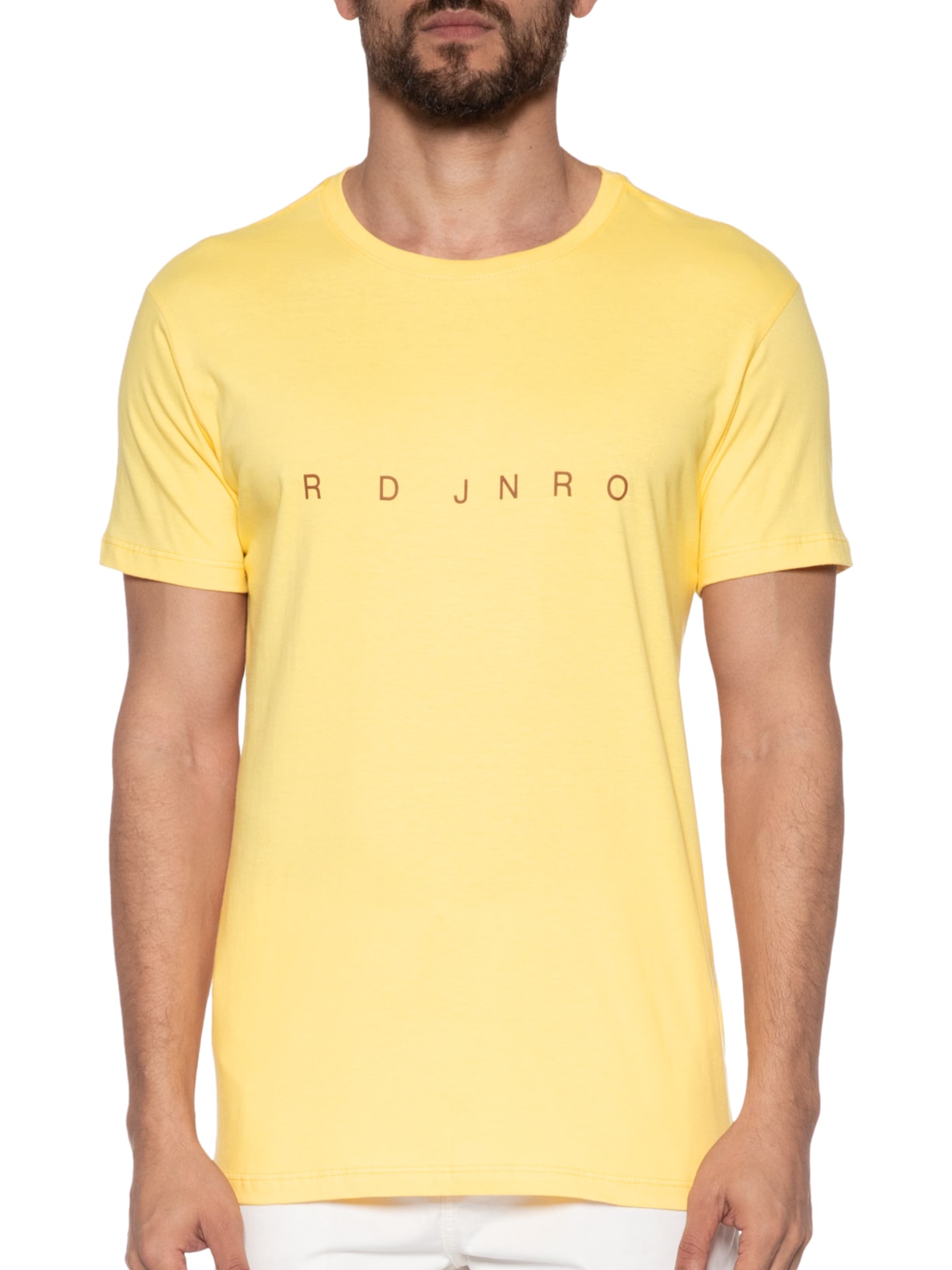 Camiseta Masculina Rio De Janeiro Amarelo Foxton