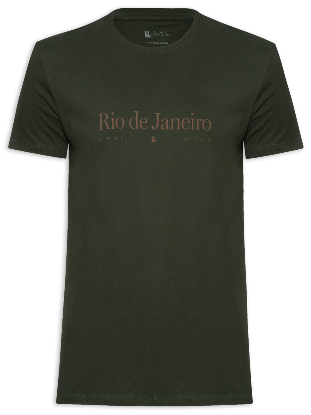 Camiseta Masculina Rio De Janeiro - Verde