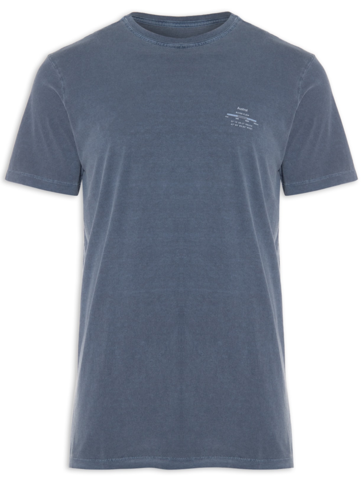 Camiseta Masculina River - Azul