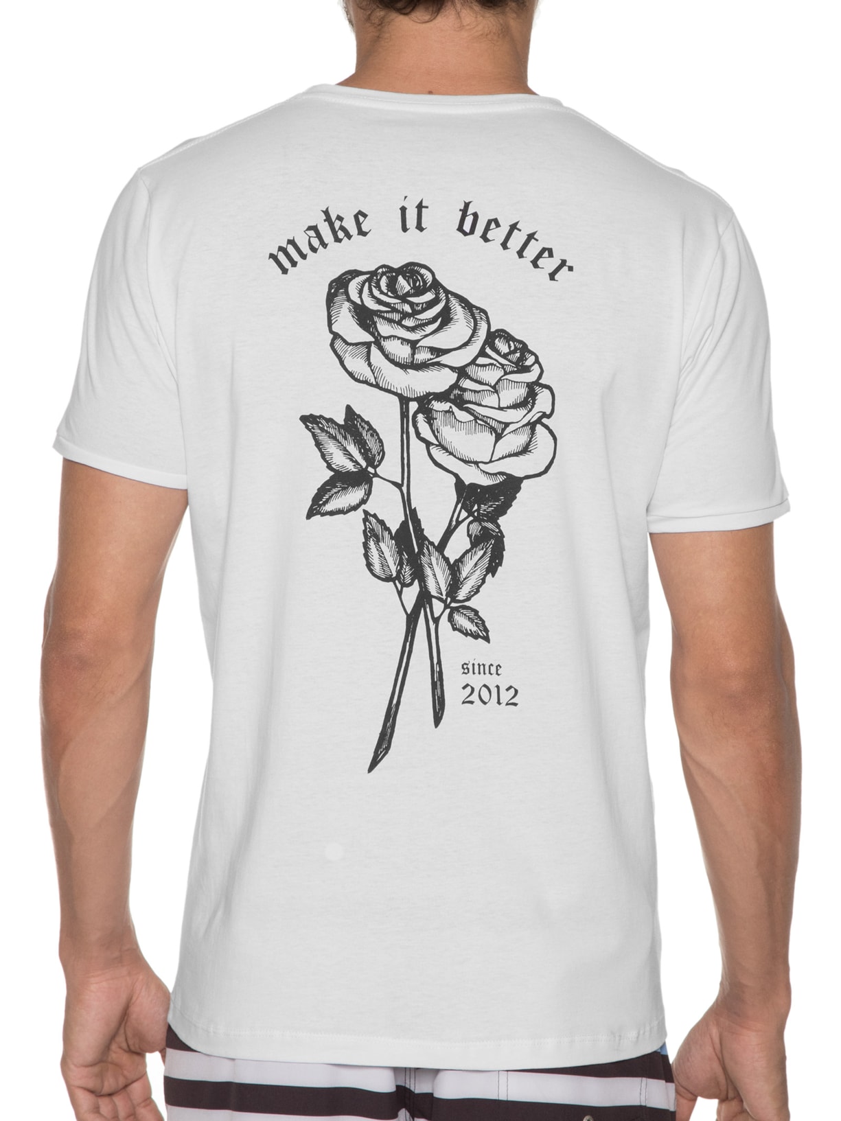 Camiseta Masculina Rose Fingers Branco La Moustache