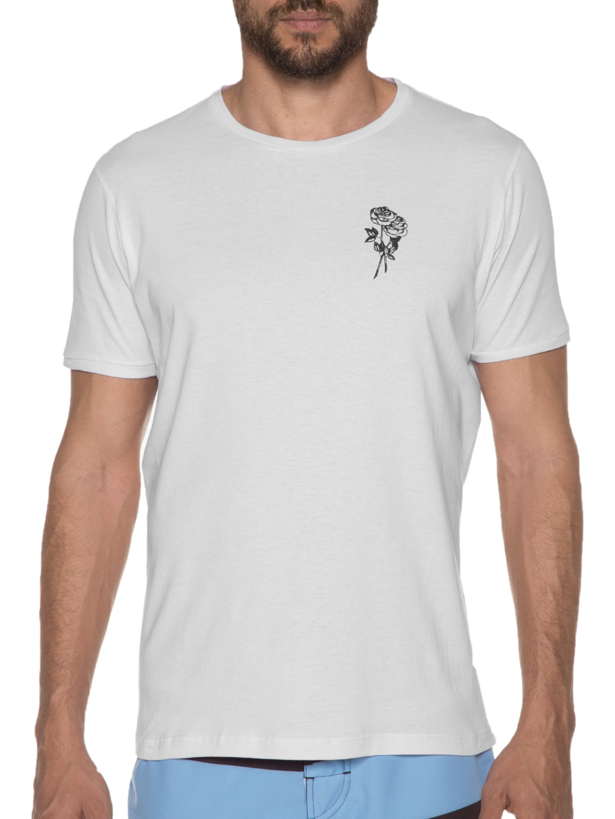 Camiseta Masculina Rose Fingers Branco La Moustache