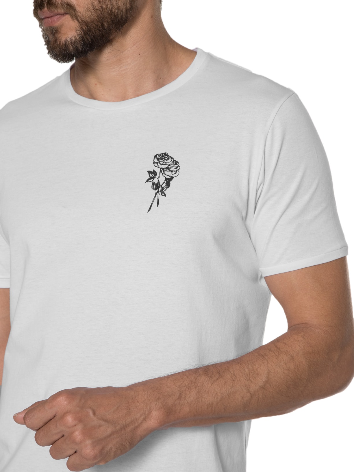 Camiseta Masculina Rose Fingers Branco La Moustache