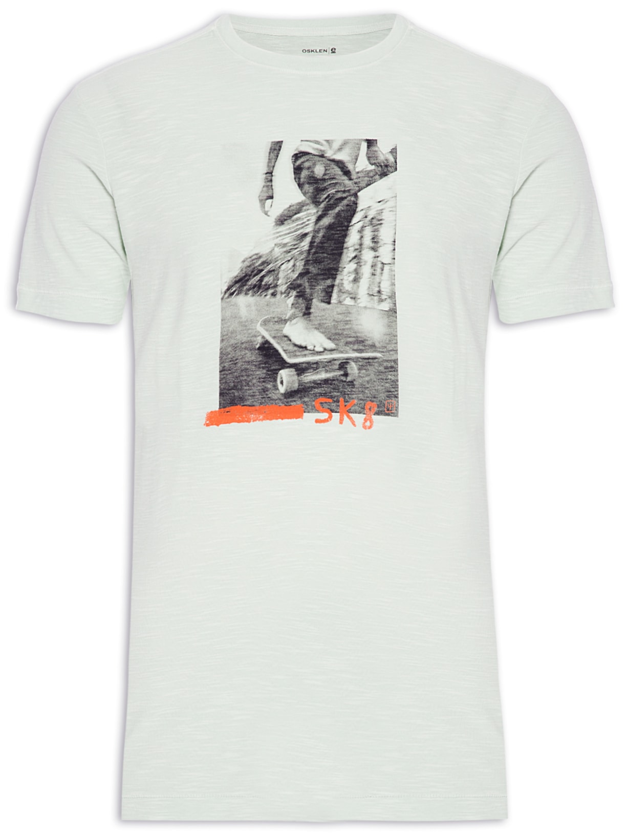 Camiseta Masculina Rough Sk8 Foot - Verde