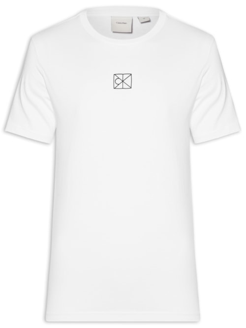 Camiseta Masculina Rubber Patch AOP - Branco