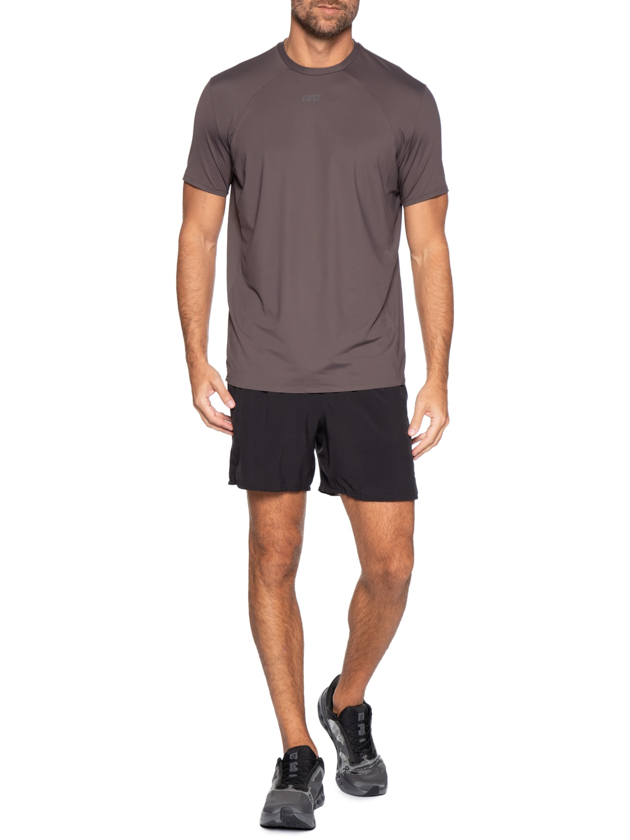 Camiseta Masculina Run Comfy Men Cinza Live!