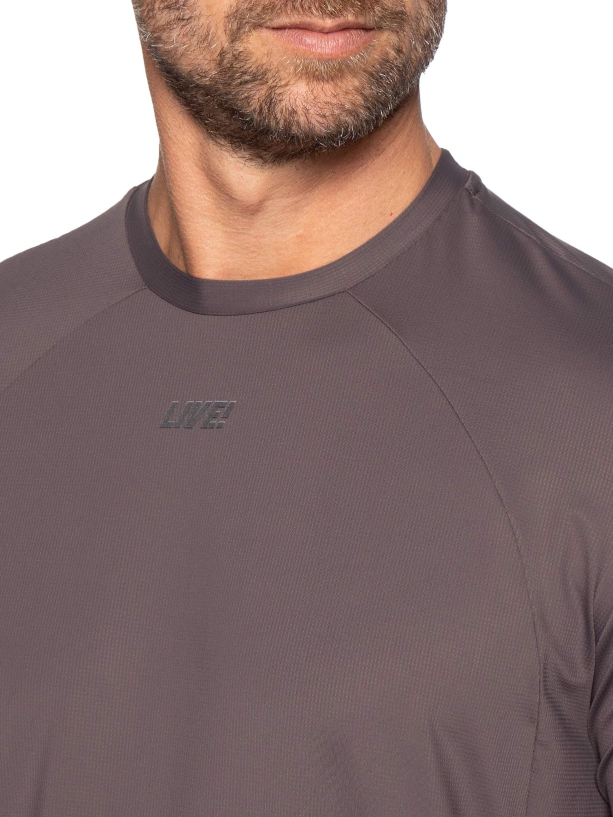 Camiseta Masculina Run Comfy Men Cinza Live!