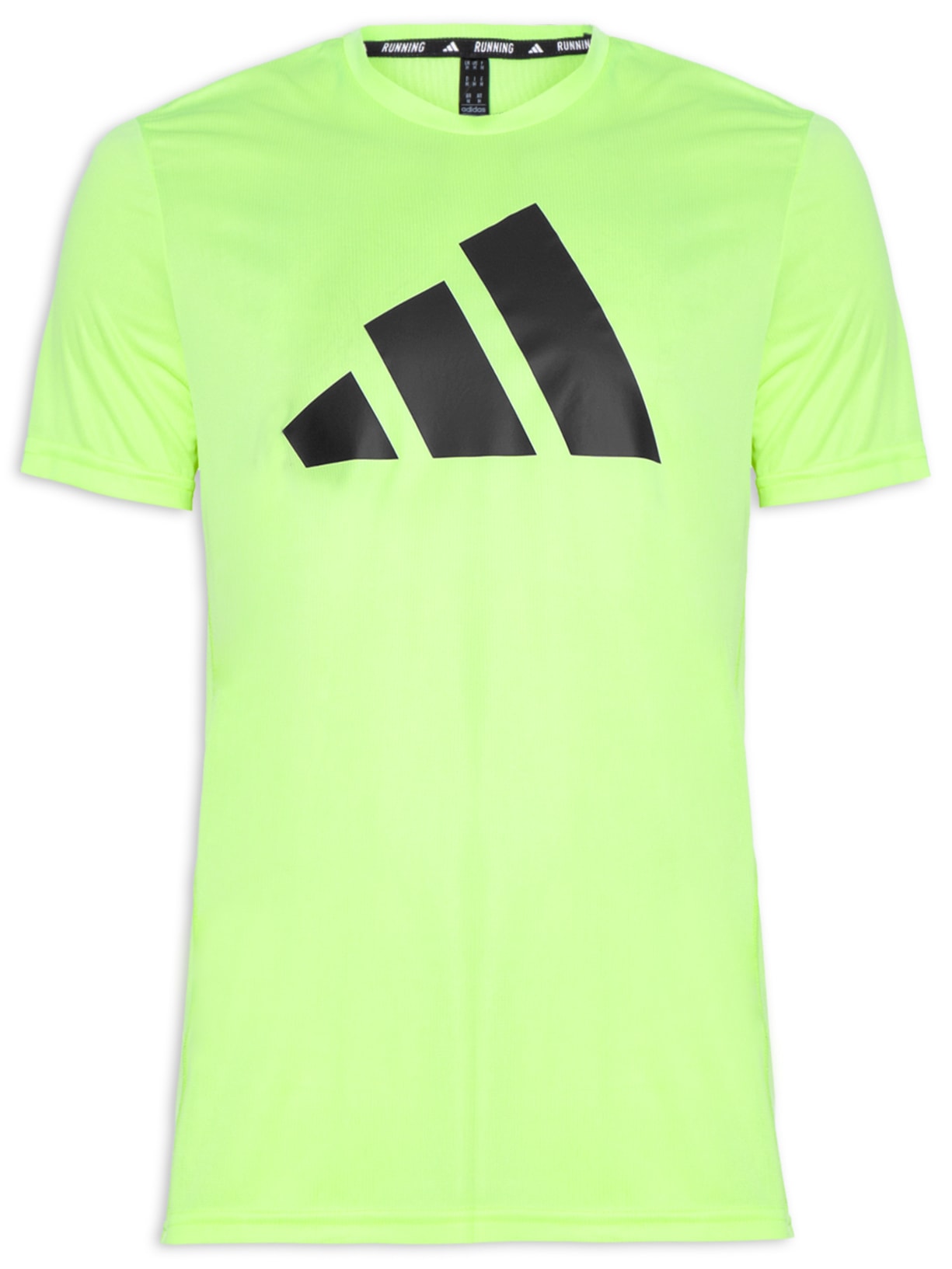Camiseta Masculina Run It Verde Adidas