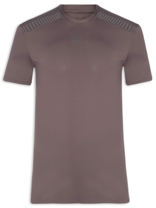 Camiseta Masculina Run Slim Men - Marrom