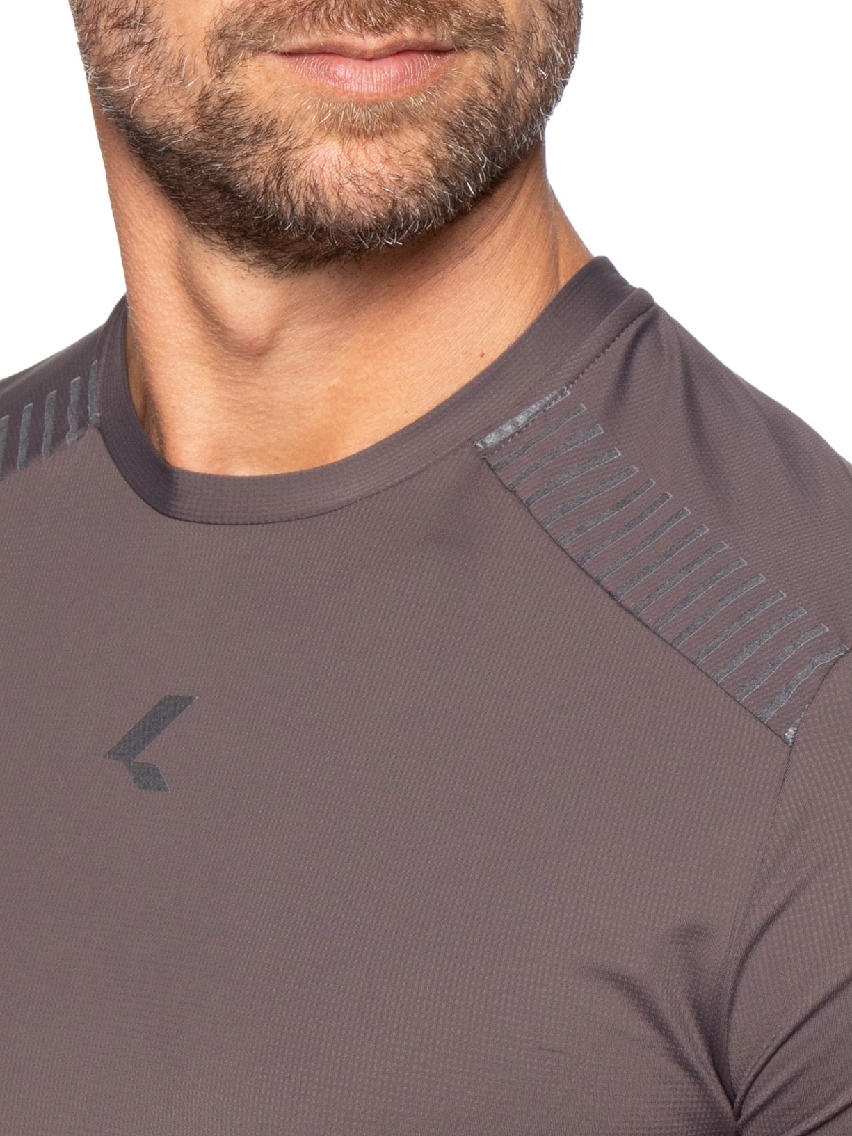 Camiseta Masculina Run Slim Men Marrom Live!