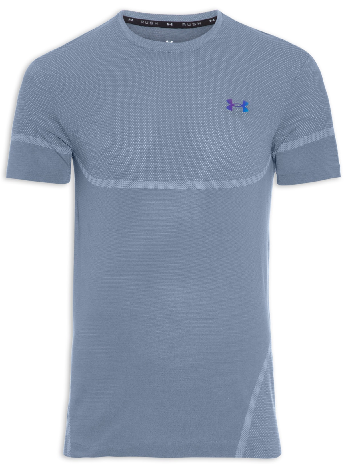Camiseta Masculina Rush Seamless - Azul