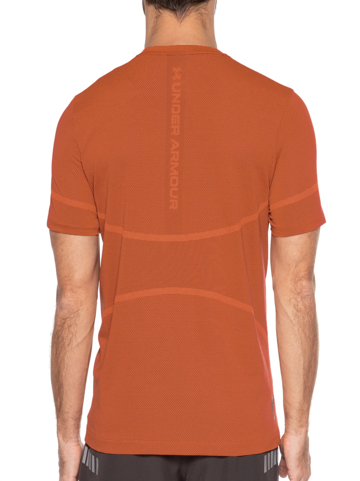 Camiseta Masculina Rush Seamless Laranja Under Armour