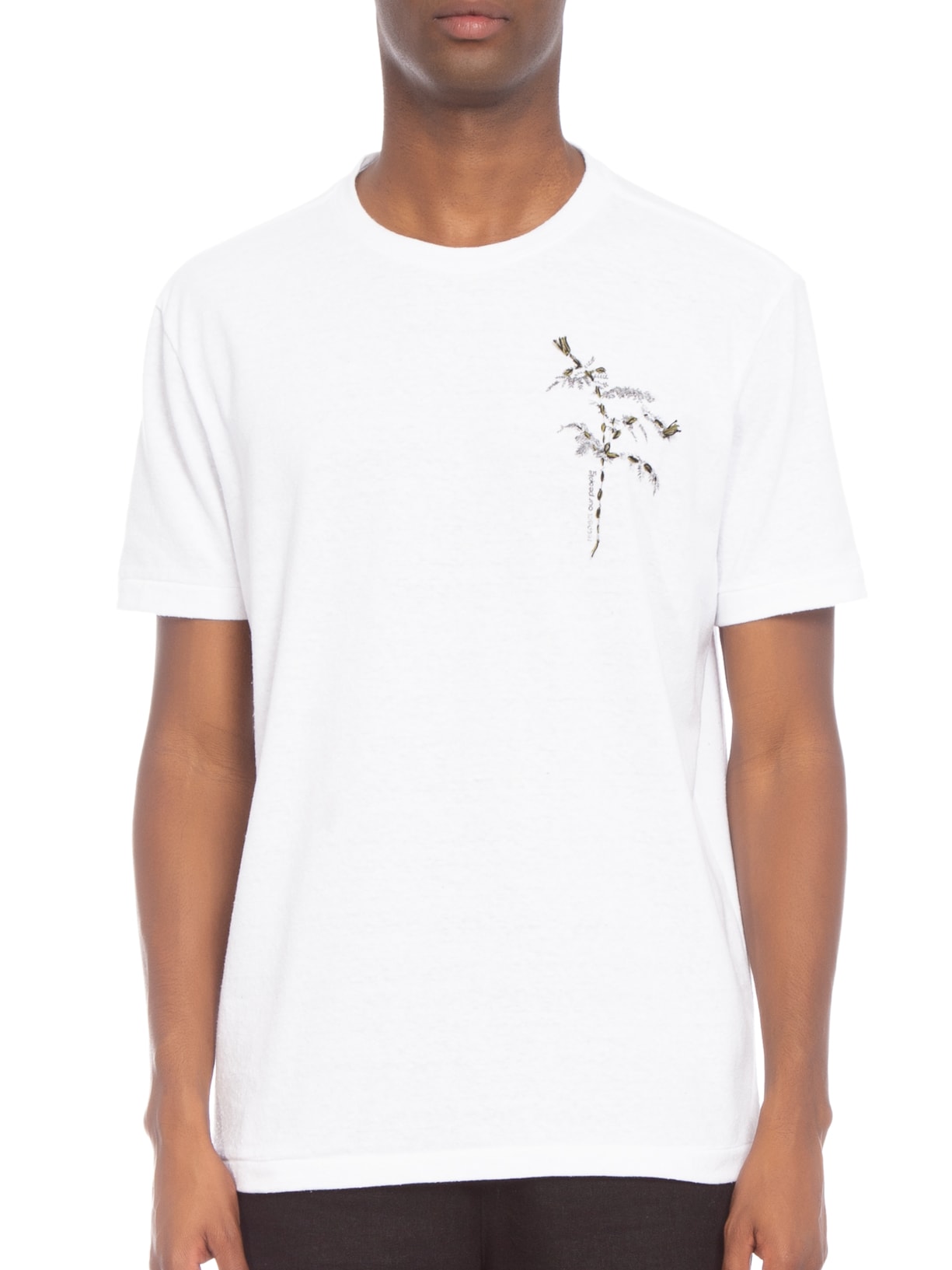 Camiseta Masculina Rustic Eco Mini Leaf Branco Osklen