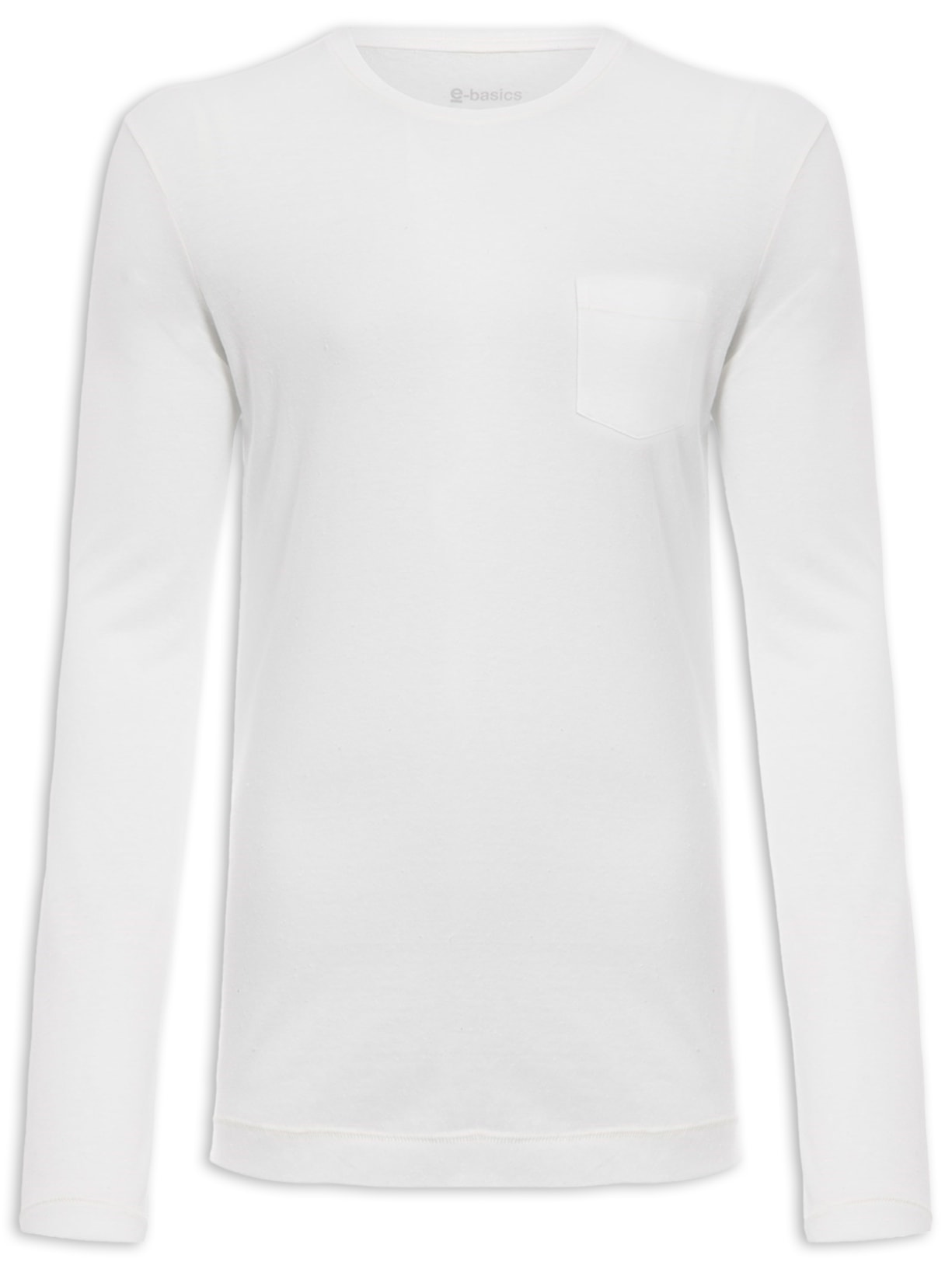 Camiseta Masculina Rustic Pocket E-Basics Off White Osklen